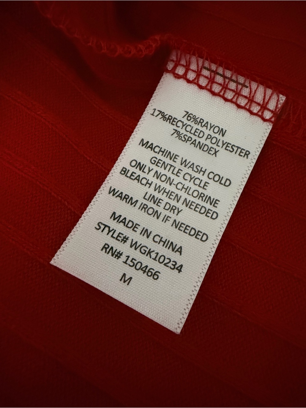 NWT Market & Spruce Red Button Front V Neck Short Sleeve stretchy MIDI Dress, M - Picture 10 of 10